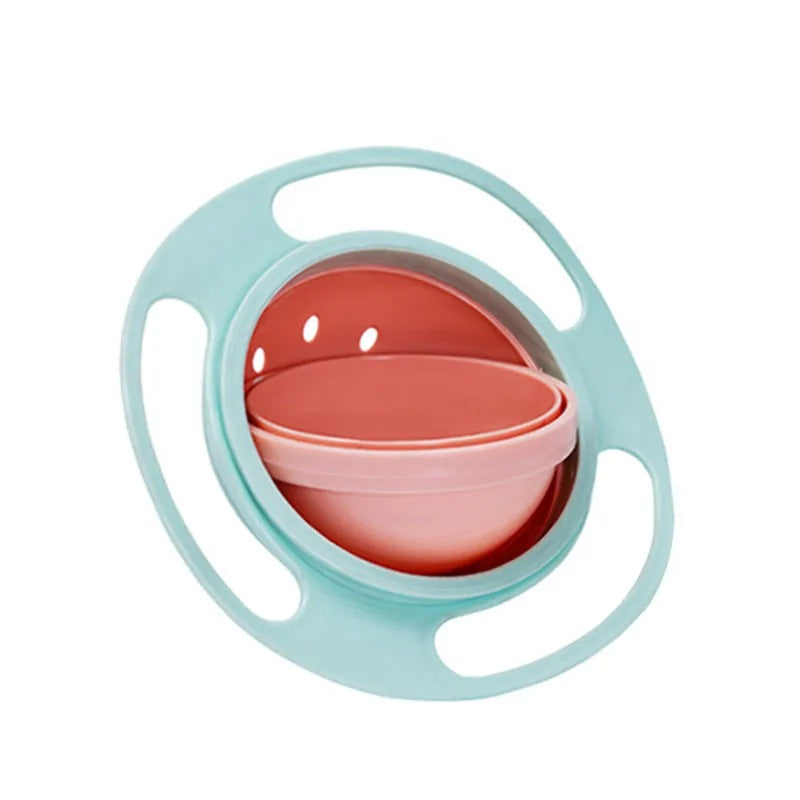 360° Rotary Gyro Umbrella Bowl Practical Spill-Proof Baby Balance Bowl - Baby Gem